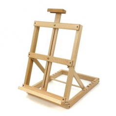 올지 스퀘어 테이블이젤 원목 탁상용 이젤 접이식 책상 좌식 학교 학원 소형 미니 유화 드로잉 스케치 데스크 화판 나무