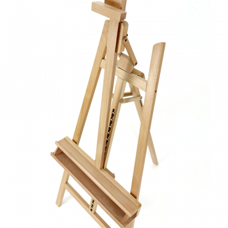 올지 프라임 높이각도이젤 원목 대형 전문가 고급 이젤 나무 튼튼한 전시회 액자 학원 학교 #2