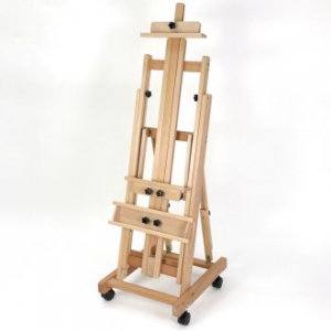 올지 프라임 100호이젤 원목 대형 수평 전문가용 고급 이젤 높이각도조절 입시 유화 수채화 미술