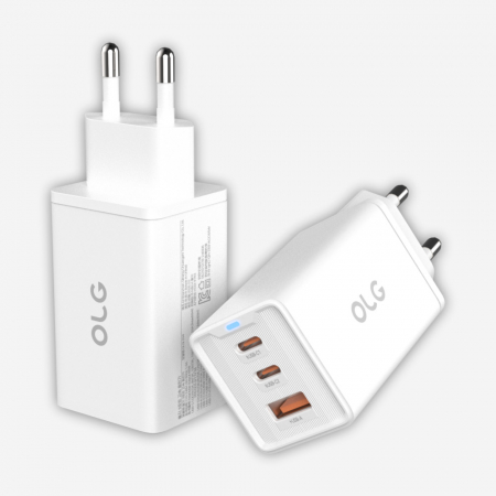 올지 65W 초고속 멀티 충전기 3포트 PD PPS 급속 충전 어댑터 C타입 USB 스마트폰 핸드폰 태블릿 #2