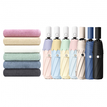 [송월타올] 더카인드 3단 접이식 양우산 우양산 선물세트 #2