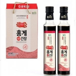 선물세트 홍게간장 250ml * 2p 유리