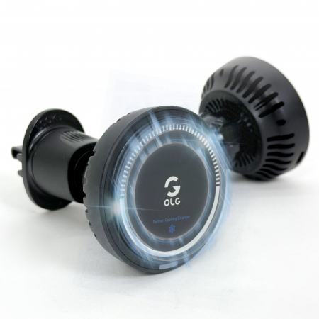 올지 쿨링 맥세이프 차량용 핸드폰 거치대 무선 충전거치대 자석 고속 충전기 15W #3