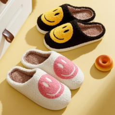 코스모 스마일 실내화 털슬리퍼