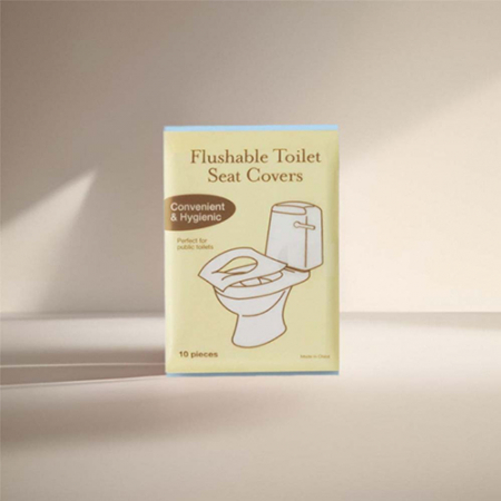 루가르 변기커버 10매입 일회용 변기 커버 시트 자연분해 물튐방지 휴대용대형시트 #3