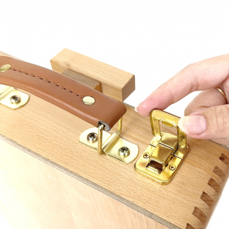 올지 원목 테이블이젤 휴대용 이젤 접이식 나무 그림받침대 수납 미니 책상용 탁상용 #6