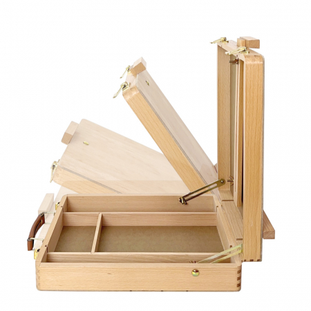 올지 원목 테이블이젤 휴대용 이젤 접이식 나무 그림받침대 수납 미니 책상용 탁상용 #7