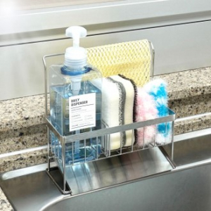 올지 올인원 수세미거치대 주방세제거치대 행주 걸이 304스텐 싱크대 렉 정리대