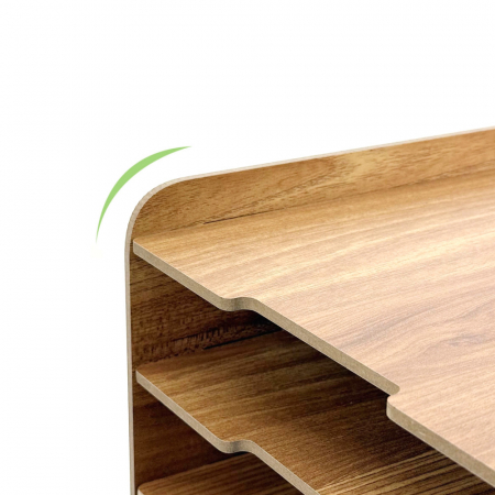 올지 우드 서류보관함 A4 6단 서류 함 문서 화일 지류 정리 트레이 거치대 나무 #9