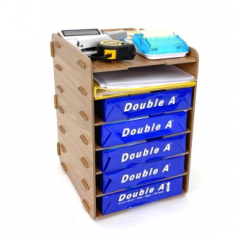 올지 우드 서류보관함 A4 6단 서류 함 문서 화일 지류 정리 트레이 거치대 나무