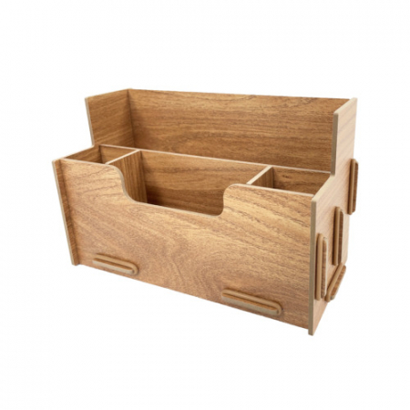 올지 우드 필기구정리함 연필꽂이 연필통 펜 꽂이 사무실 책상 #4