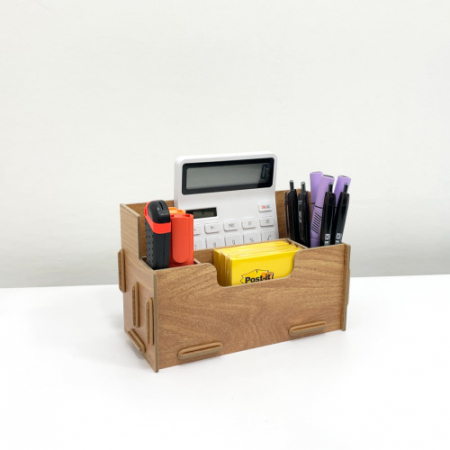 올지 우드 필기구정리함 연필꽂이 연필통 펜 꽂이 사무실 책상 #2