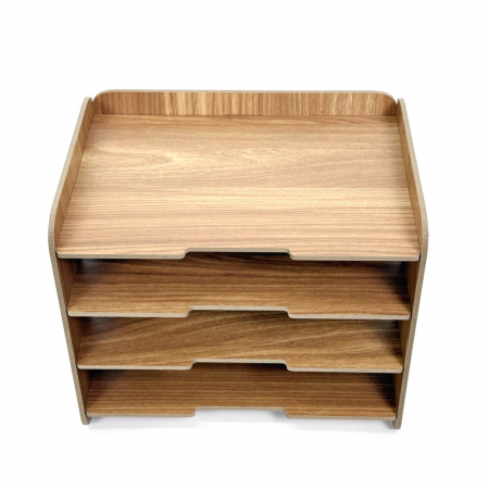 올지 가로 서류보관함 A4 서류함 문서정리함 종이 오픈형 우드 #8