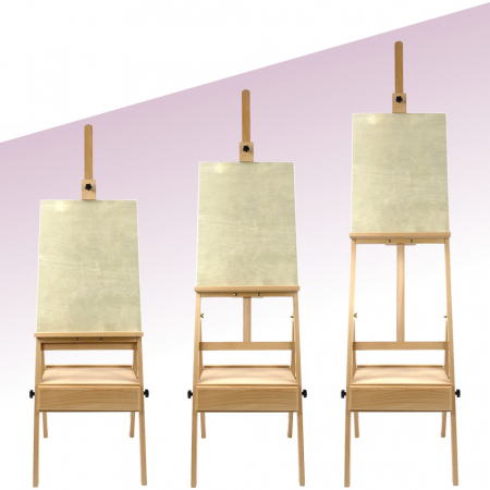 올지 서랍형 나무이젤 대형이젤 전문가용 원목 수납 #7