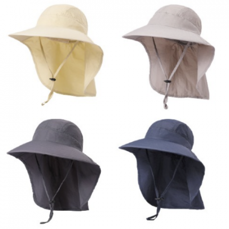 목가리개벙거지모자 벙거지모자 햇빛차단모자 일모자 등산모자 #2