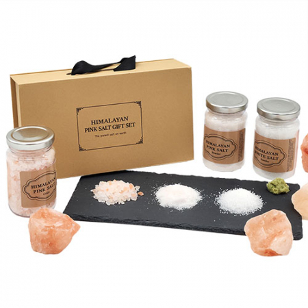 웰세스 S3 히말라야핑크솔트 세트 명절 선물 세트 답례품 핑크알갱이250G 핑크파우더250G 화이트파우더250G 대나무 스푼 #4