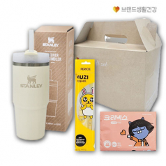 스탠리퀜처591ml+휴대용티슈+카카오 양치세트