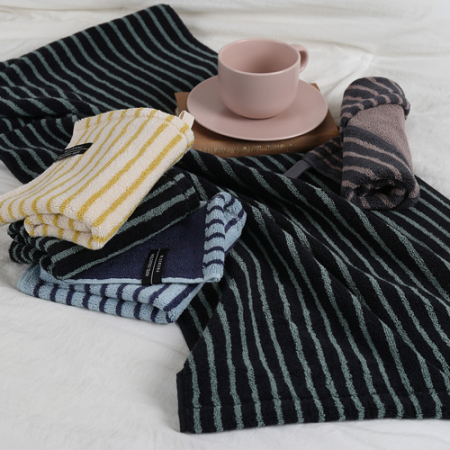 송월타월 호텔컬렉션 스트라이프 솔리드 기프트세트(세면2+핸드2) #4