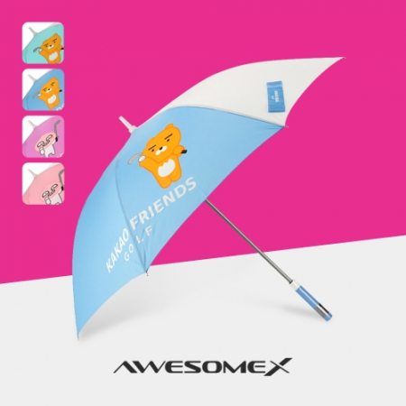 어썸엑스 카카오프렌즈 70골프클럽 장우산 (라이언 블루) #2