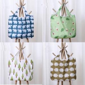 포켓 접이식 장바구니 시장가방