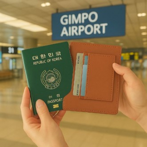 심플 컴포트 여권 여행용 안티스키밍 RFID차단 지갑 커버 케이스