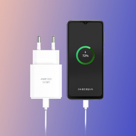 LAAON 25W 2포트 PD GaN 충전기 케이블 포함 ITB-GaND25C #4