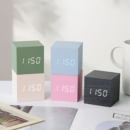 웰세스 W1293 큐브탁상시계 LED 디지털 #2