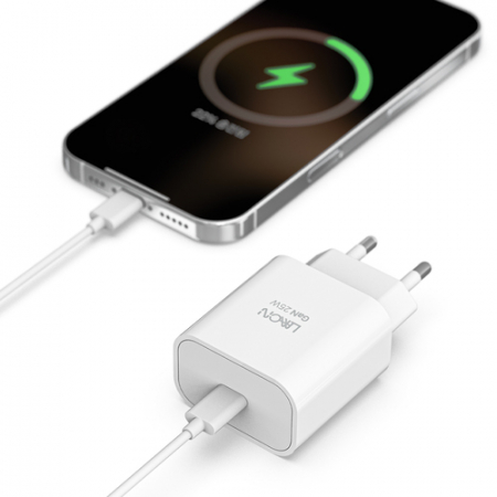 LAAON 25W PD 초고속 GaN 충전기 케이블 포함 ITB-GaN25W #7