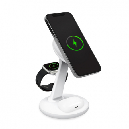 LAAON 워치 호환 15W 3in1 멀티 고속 무선 충전기 ITB-MWC06 #4