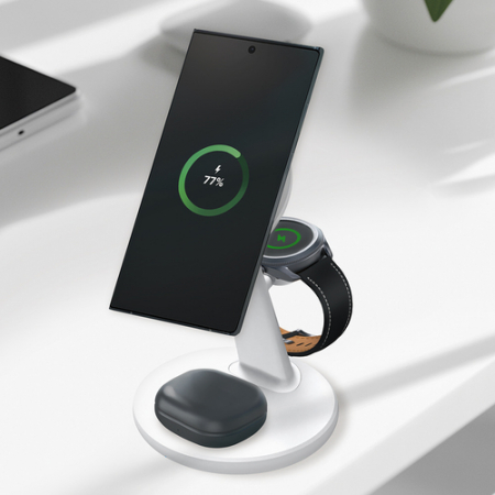 LAAON 워치 호환 15W 3in1 멀티 고속 무선 충전기 ITB-MWC06 #5