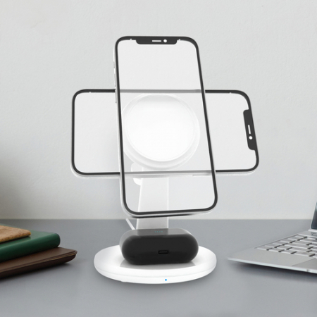 LAAON 워치 호환 15W 3in1 멀티 고속 무선 충전기 ITB-MWC06 #6