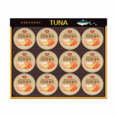 명절선물세트 동원 건강한 참치 호 12호 / 건강한참치 100g 12개  / 쇼핑백 동봉 / 박스단위 배송비 무료