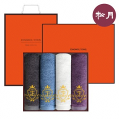송월타올 엘리트 뱀부 180g  4매세트+쇼핑백