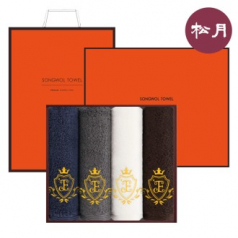 송월타올 엘리트 190g 30수 4매세트 + 쇼핑백