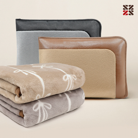 리본극세사스톤쿠션담요 #2