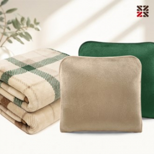 코지극세사쿠션담요