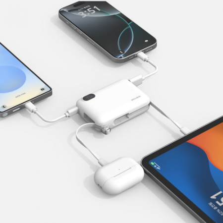 아이리버 22.5W 4in1 케이블 일체형 미니 보조배터리 10000mAh #5