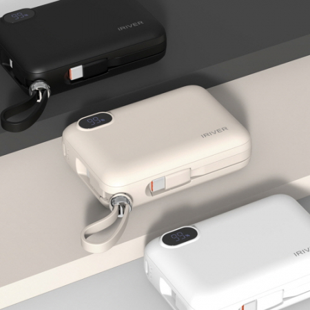 아이리버 22.5W 4in1 케이블 일체형 미니 보조배터리 10000mAh #6