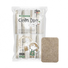 아이앤어스 천연펄프 코코넛 스크럽 주방 수세미 8개입