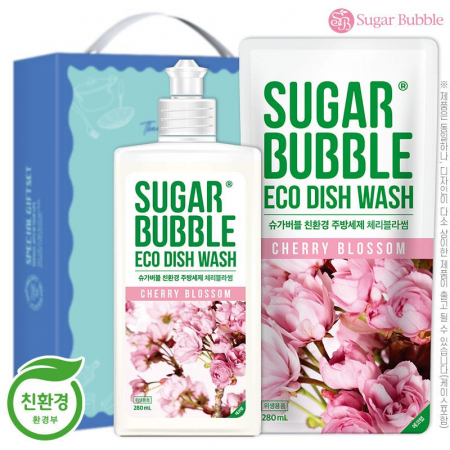 슈가버블 주방세제280용기 주방세제280리필 2종 // 친환경 #2