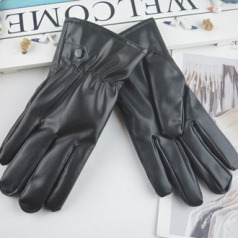 편리한 다용도 기모 PU가죽 방한 장갑