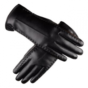 여성용 폰터치 가능한 PU가죽 방한 장갑