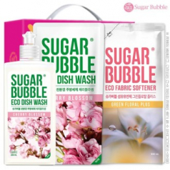 슈가버블 주방세제280용기 주방세제280리필 섬유유연제300리필 3종