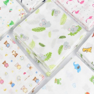 어린이 면 손수건 홍보 행사용 병원 어린이집 산부인과 유치원 홍보