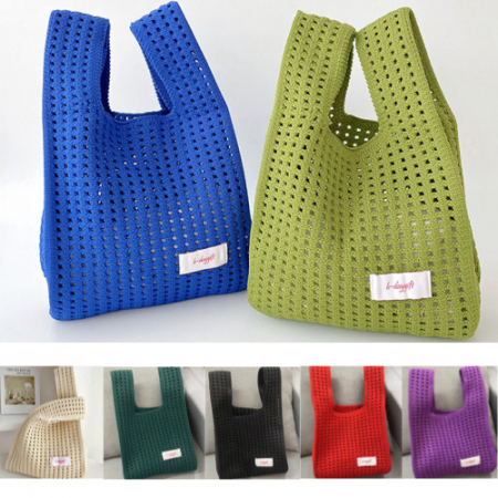 니트 그물백 손가방 뜨게가방 미니백 텀블러가방 #2