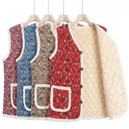 김장조끼 겨울융털조끼 촌캉스조끼 할머니조끼 #2