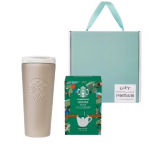 스타벅스 SS 뉴트럴 밸류 텀블러 473ml+ 스타벅스 드립백 5p