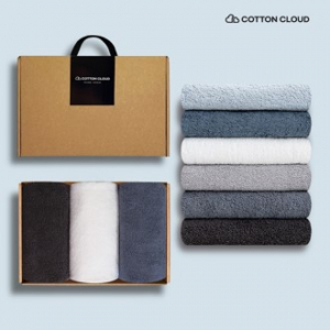 코튼클라우드 호텔수건 170g 3P 고급선물포장(손잡이박스)