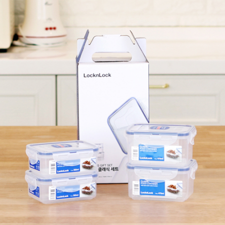 락앤락 클래식 밀폐용기 2호 세트 4P HPL807S4 #3