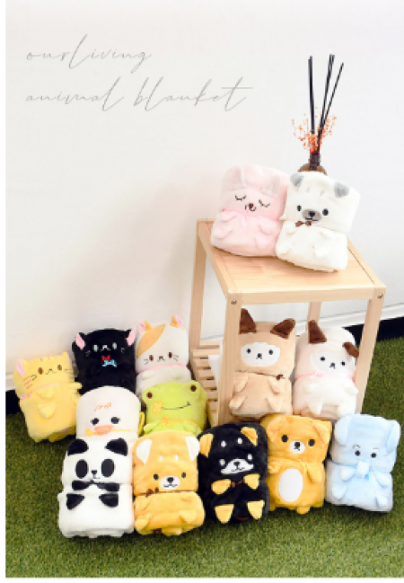 캐릭터 담요 무릎 미니 담요 극세사 블랭킷 85*90 / 100*80 #2